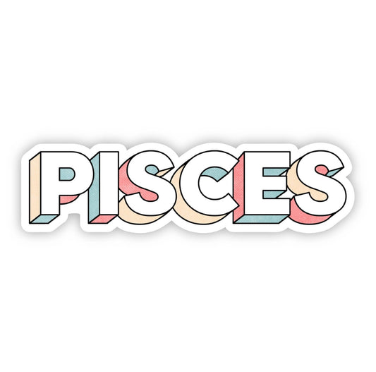 Pisces Zodiac Sticker