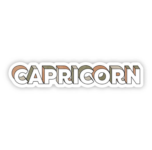 Capricorn Zodiac Sticker