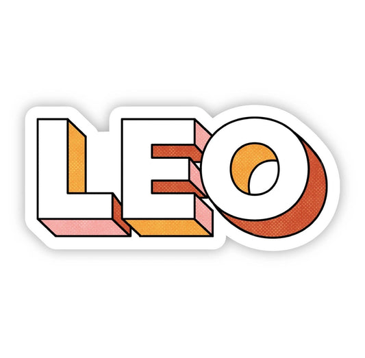 Leo Zodiac Sticker